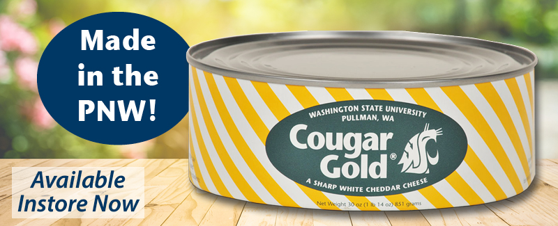 Cougar Cheese made in the PNW at Washington State University now available in the the LCC Bookstore.