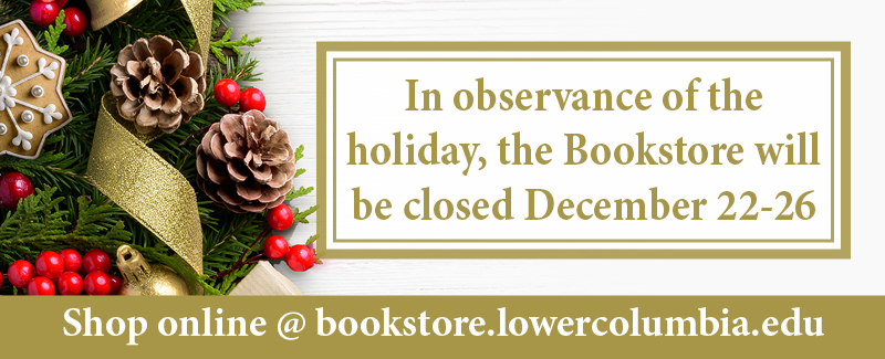 Bookstore Holiday Closure December 22-26